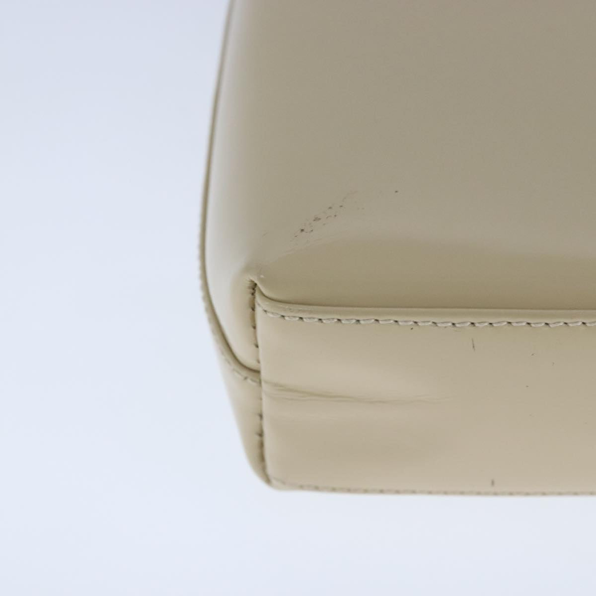 GUCCI Shoulder Bag Enamel Beige Gold 007 3444 0282 bs20332