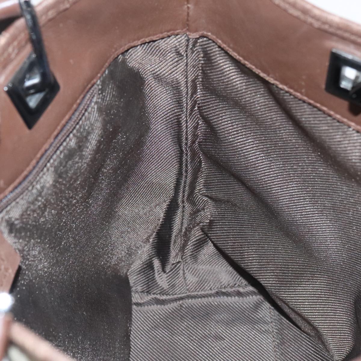 GUCCI GG Canvas Tote Bag Beige Silver 31244 bs20338