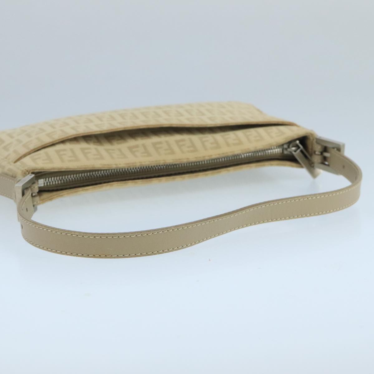 FENDI Zucchino Canvas Hand Bag Beige bs20575