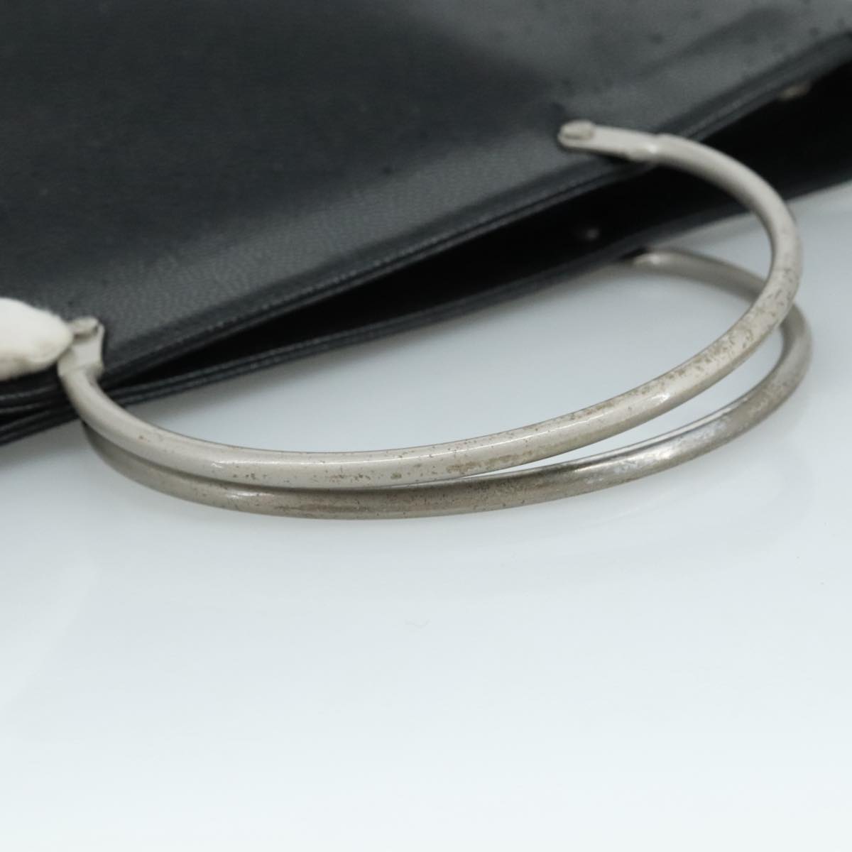 CHANEL Hand Bag Caviar Skin Black CC bs20918