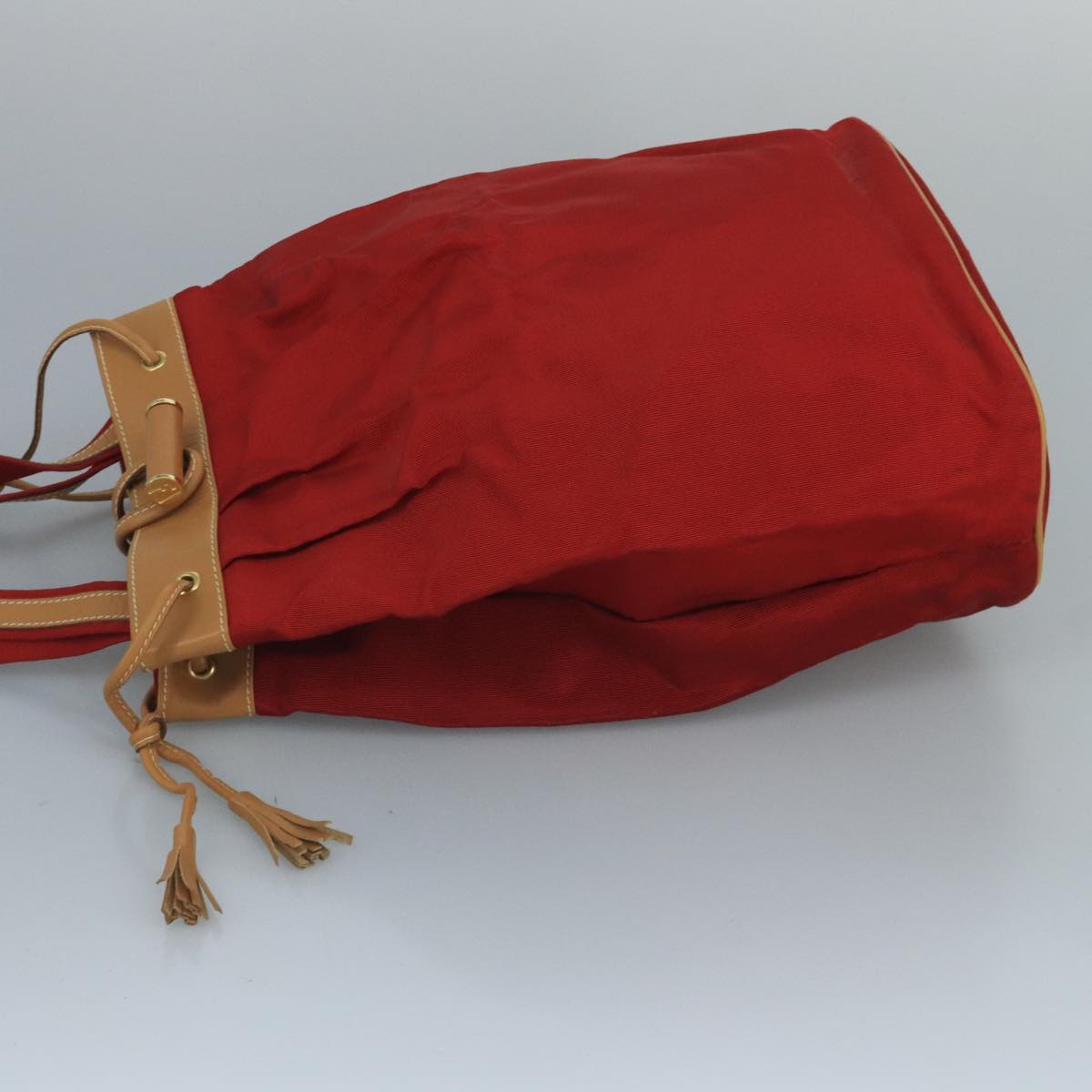 FENDI Shoulder Bag Nylon Red bs21575