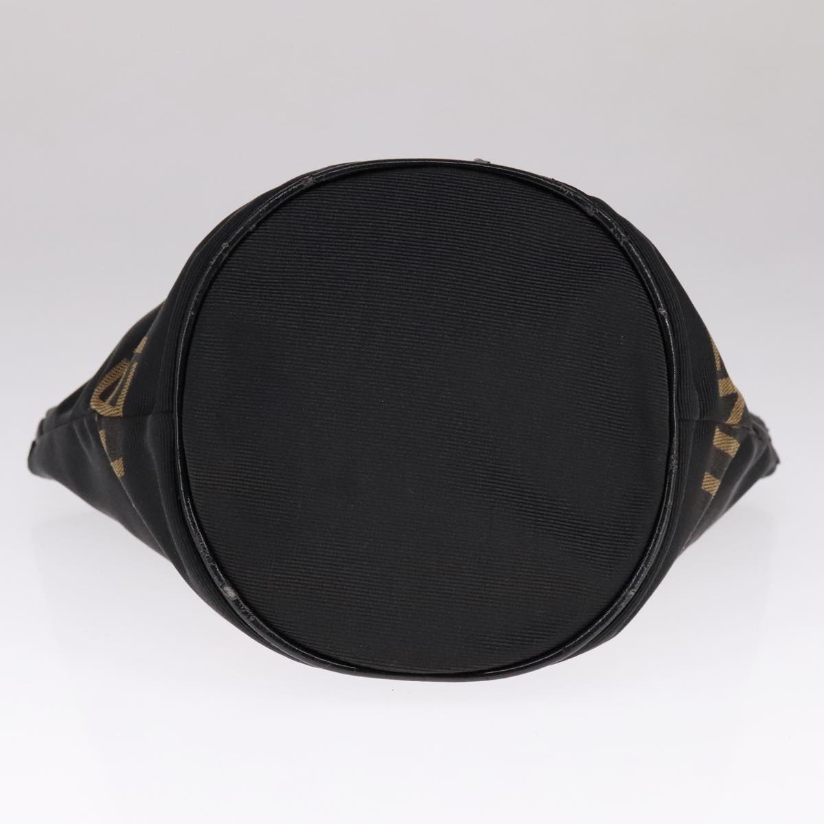 FENDI Hand Bag Canvas Black bs21580