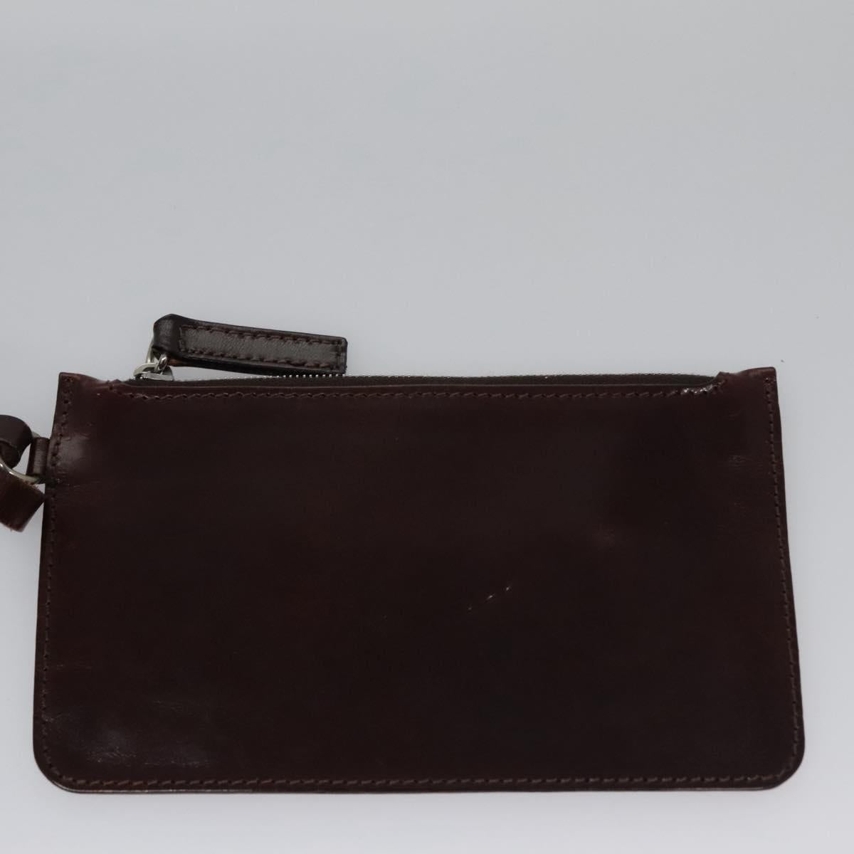 FENDI Zucca Canvas Tote Bag Brown Black bs21636