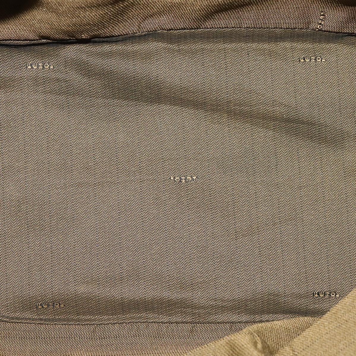 FENDI Zucca Canvas Hand Bag Brown bs21928