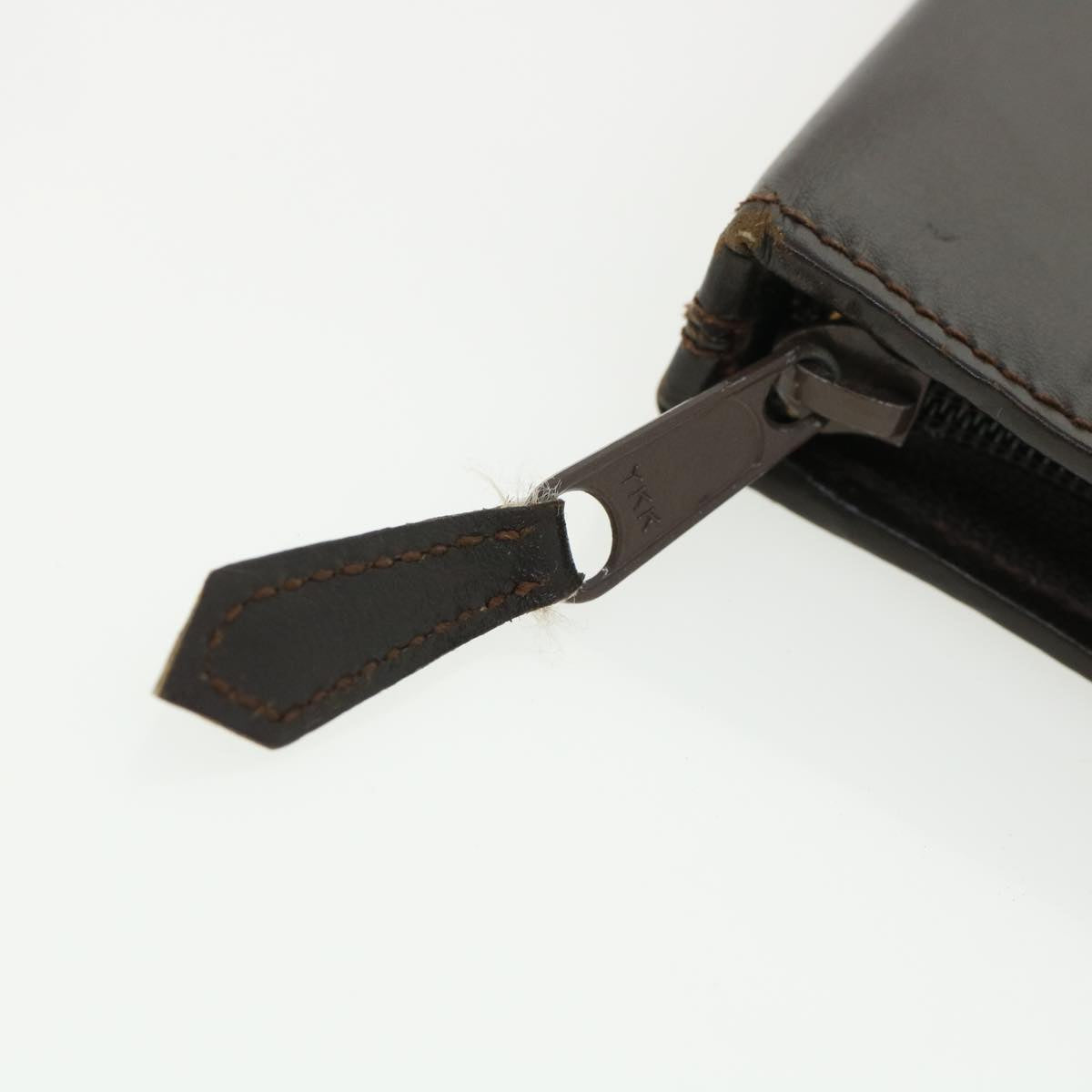 GUCCI Web Sherry Line Necktie Case Leather Brown Green Red bs3500