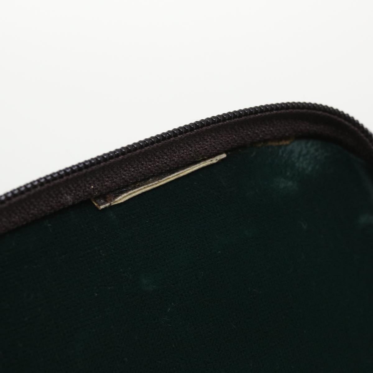 GUCCI Web Sherry Line Necktie Case Leather Brown Green Red bs3500
