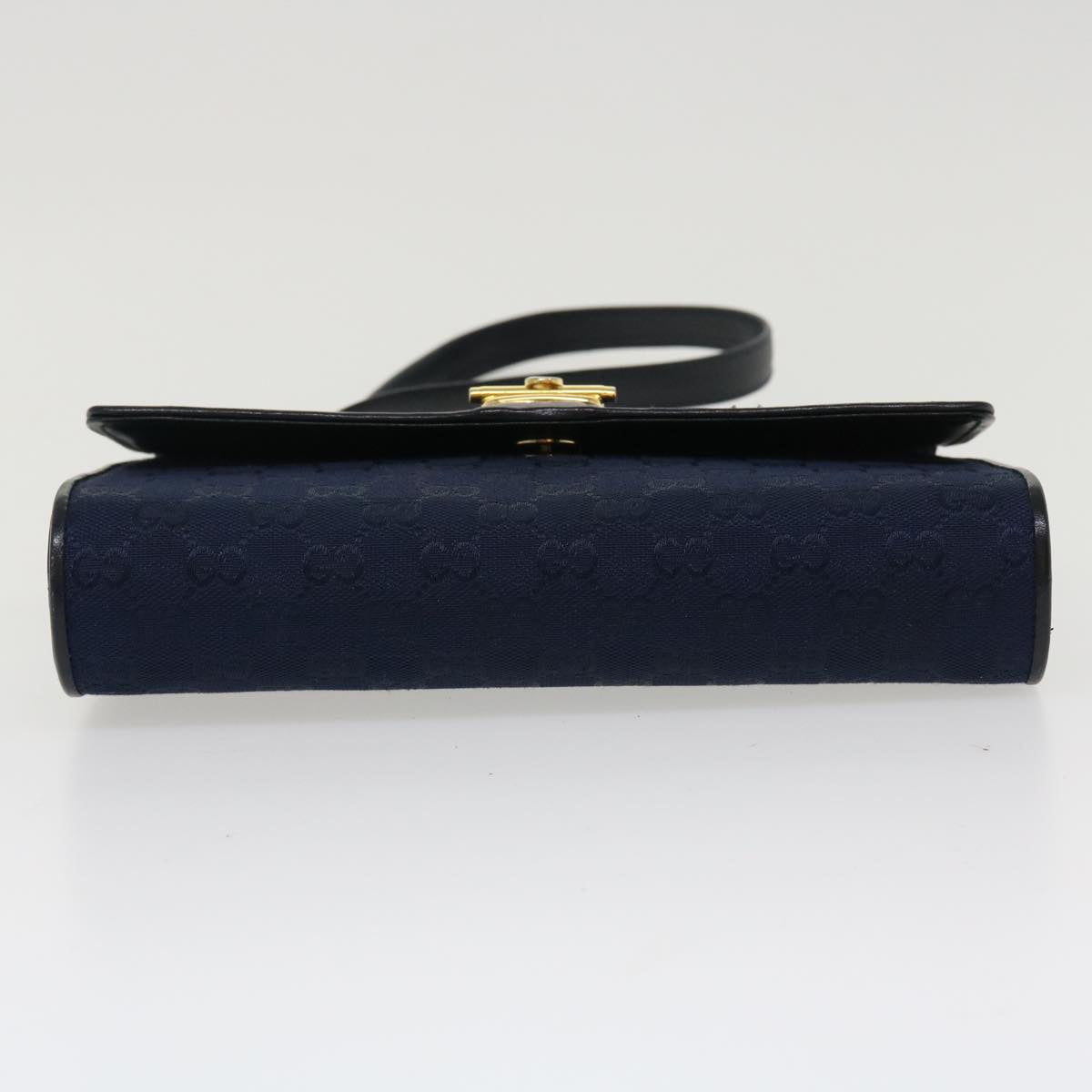 GUCCI GG Canvas Shoulder Bag Navy bs3831