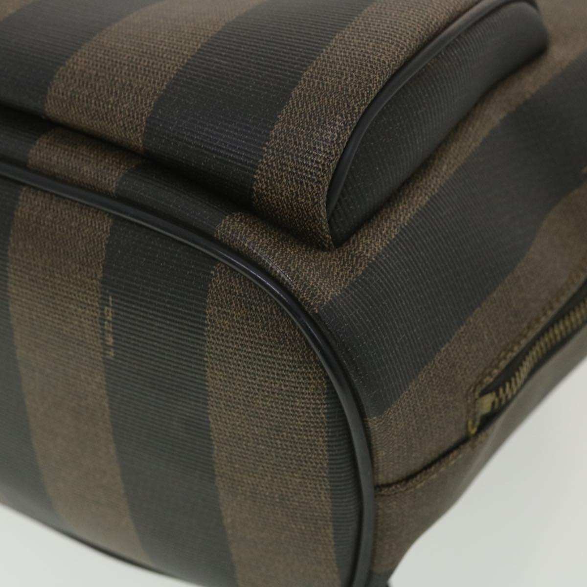 FENDI Pecan Canvas Backpack Brown Black bs4573