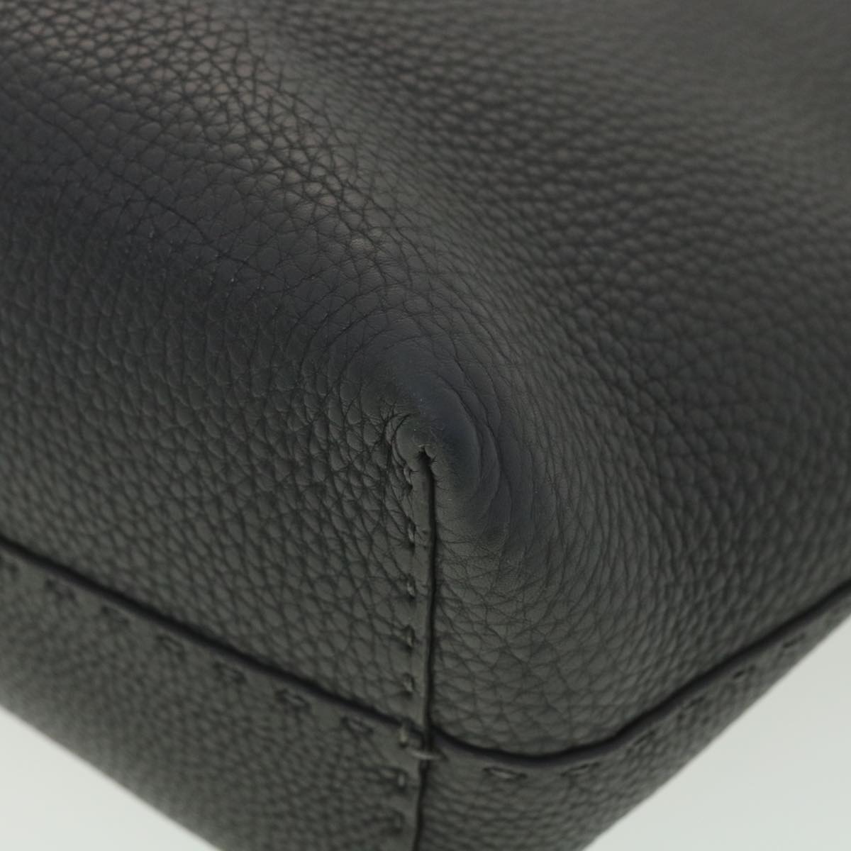 FENDI Celeria Tote Bag Leather Gray bs4608
