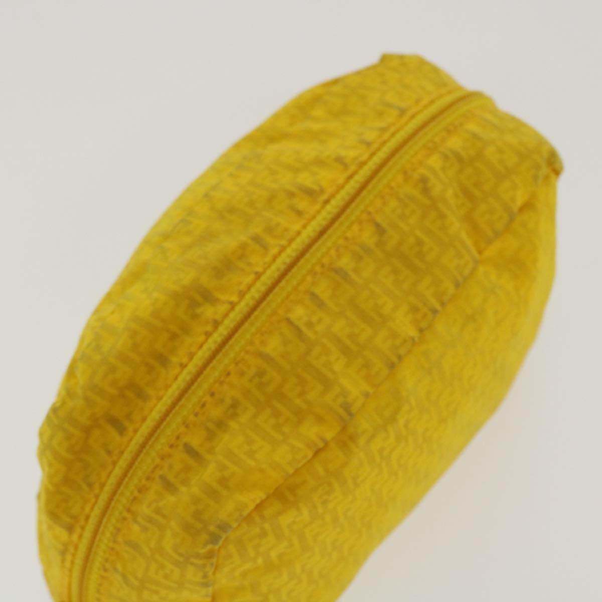 FENDI Zucchino Canvas Pouch Yellow bs4618