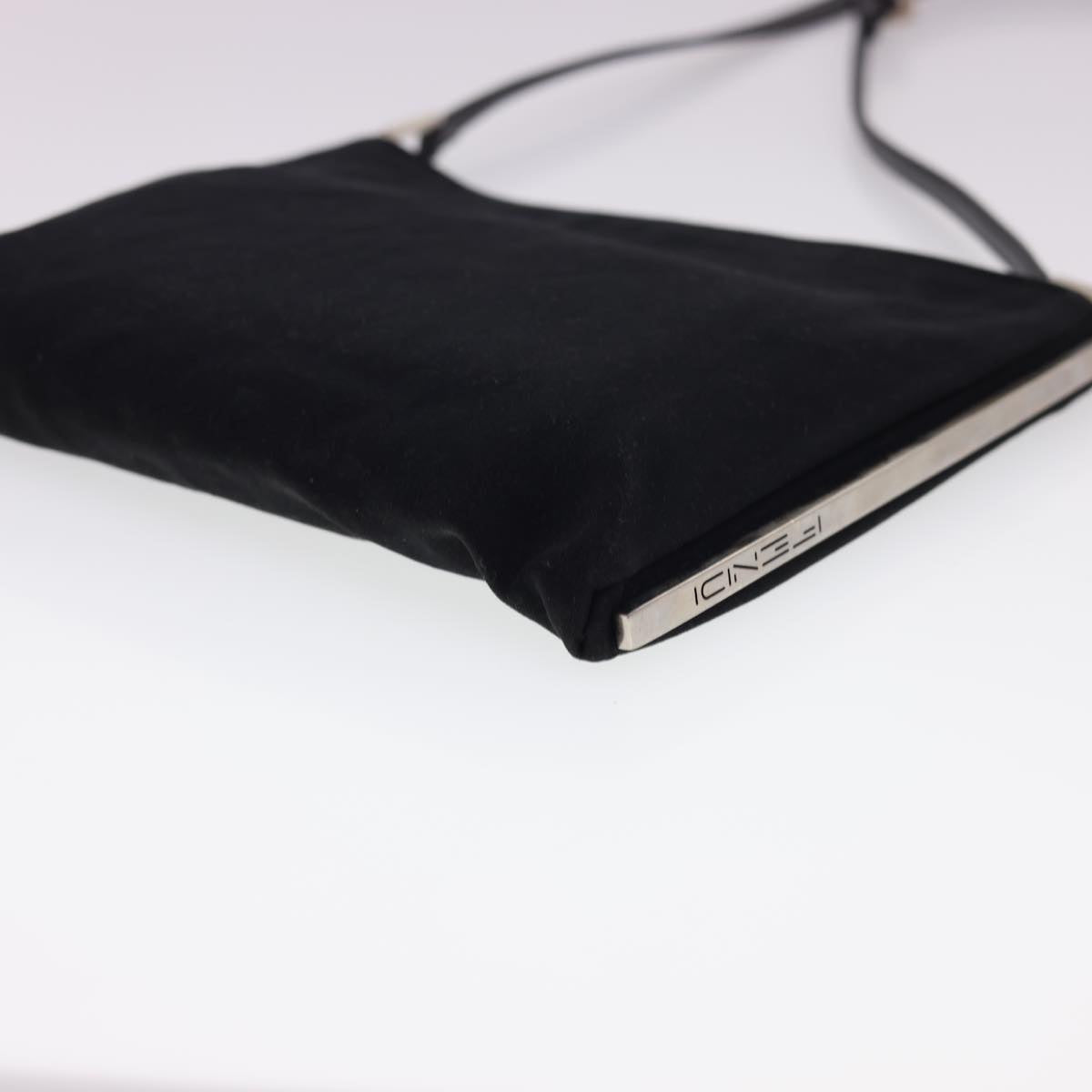 FENDI Shoulder Bag Nylon Black bs4810