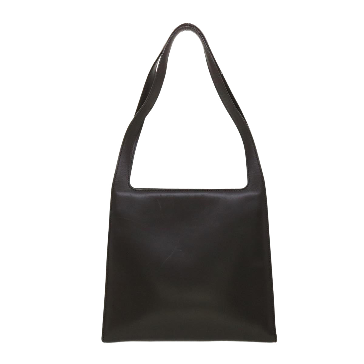 GUCCI Shoulder Bag Leather Brown 001-3043-002113 bs4814