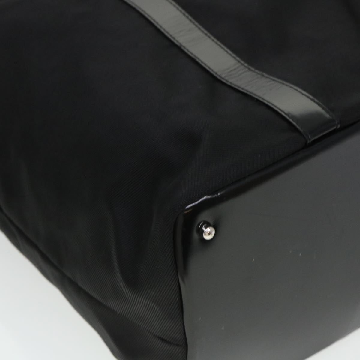 GUCCI Bamboo Tote Bag Nylon Black bs4991