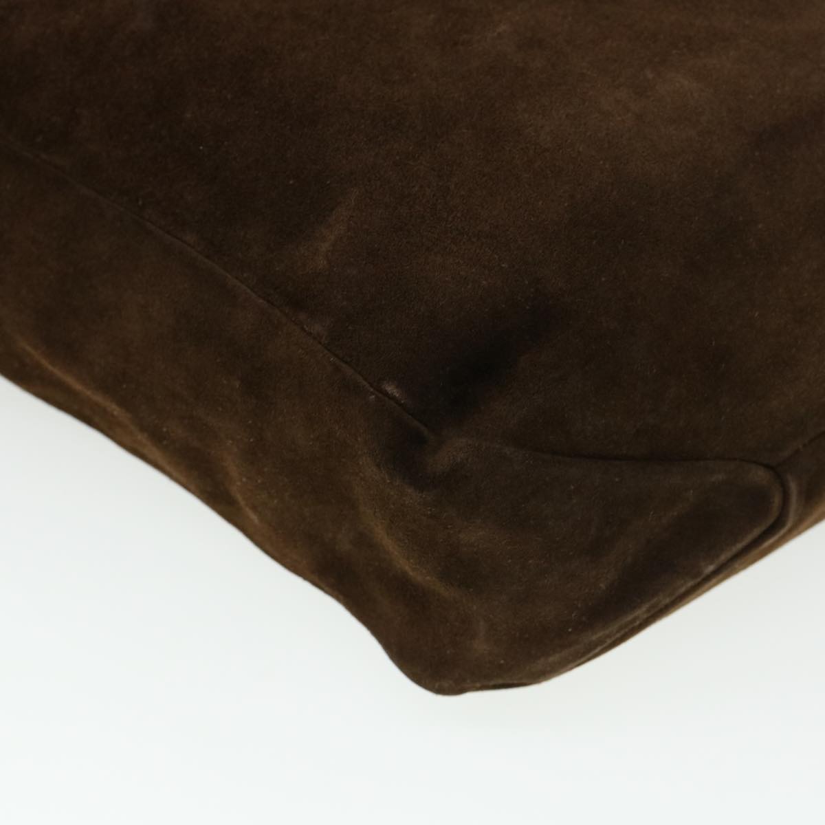 GUCCI Hand Bag Suede Brown 95374 bs5004