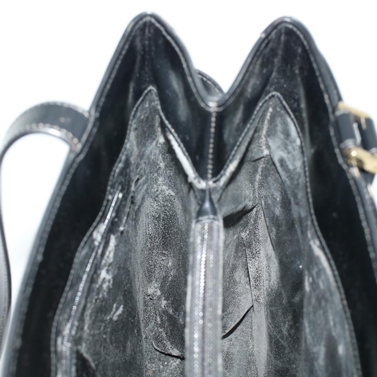 GUCCI Shoulder Bag Leather Black 00221130333 bs5042
