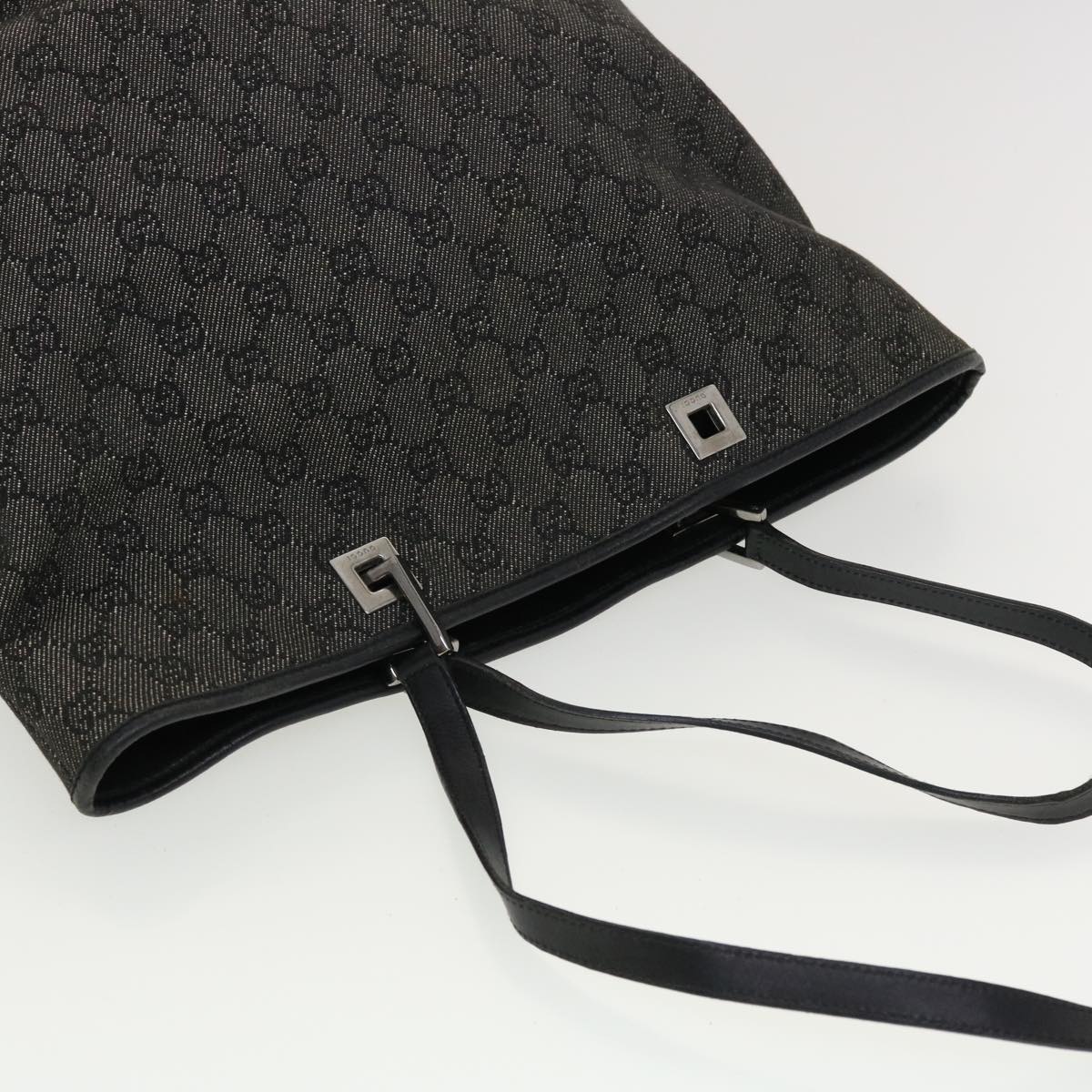 GUCCI GG Canvas Web Sherry Line Hand Bag Nylon 4Set Black Beige Red bs5254