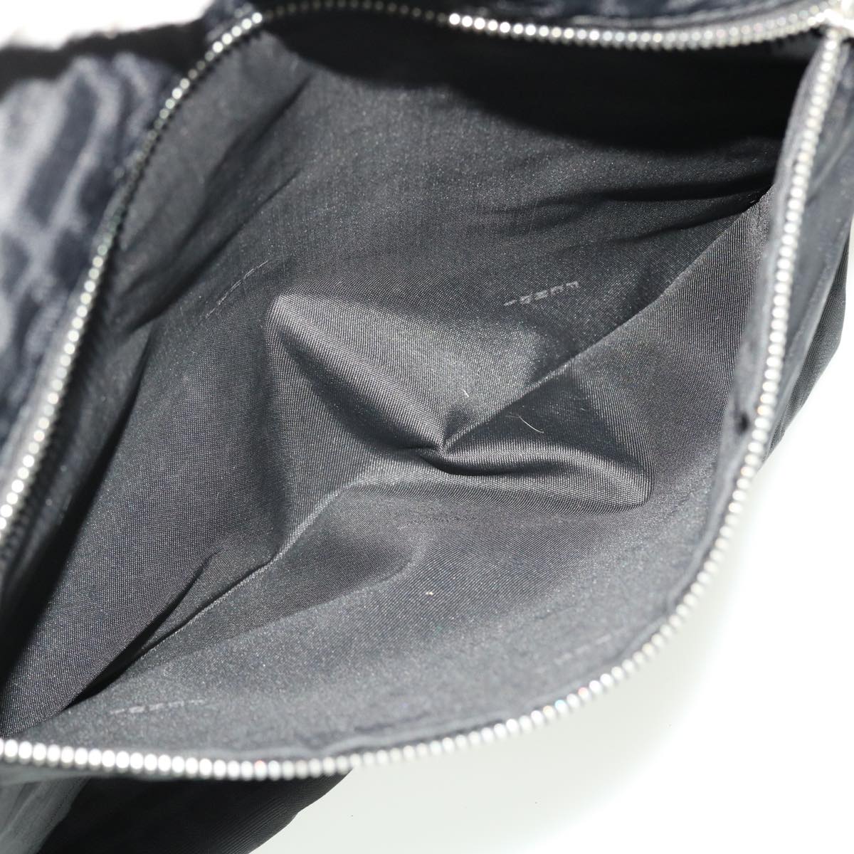 FENDI Shoulder Bag Nylon Black bs5294