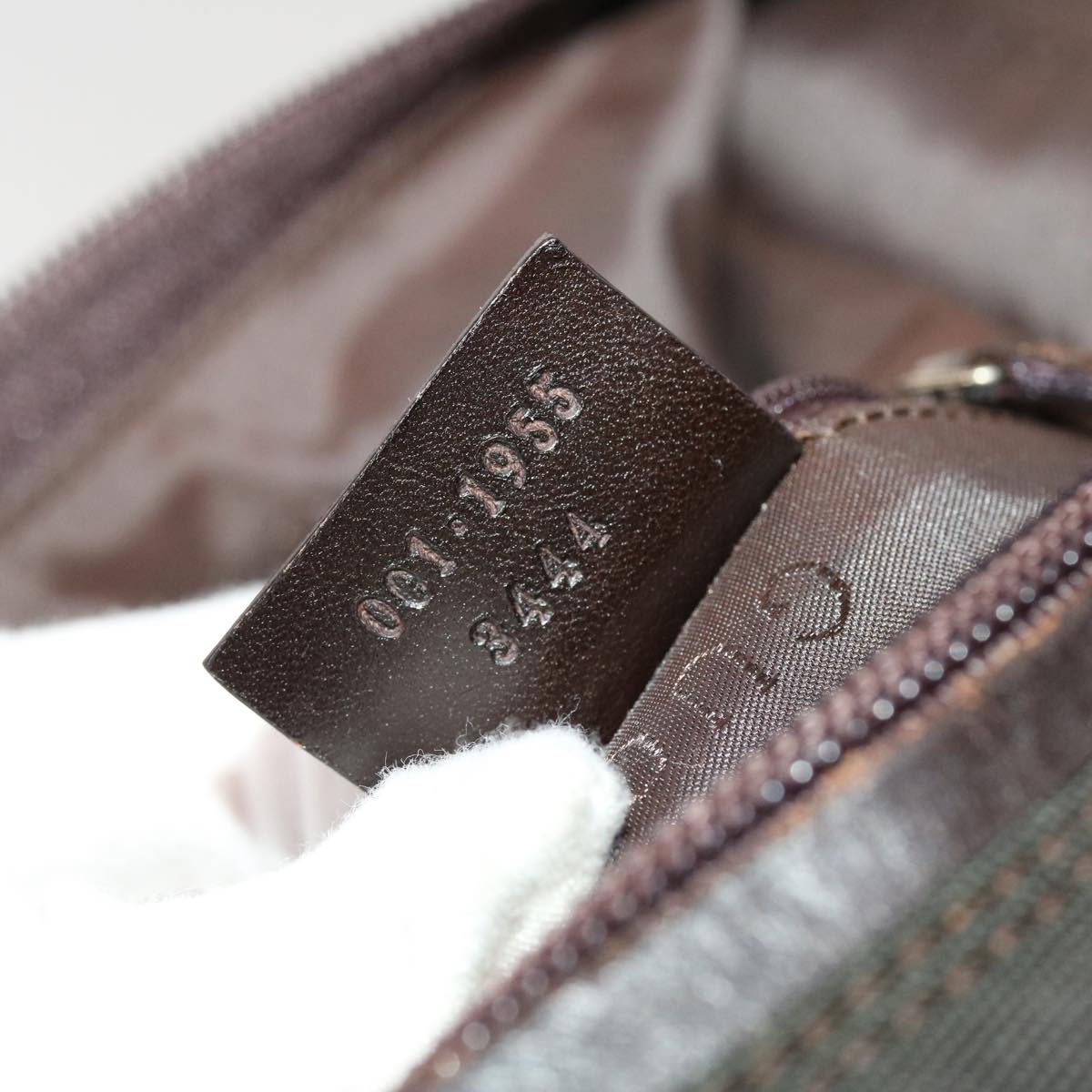 GUCCI Shoulder Bag Canvas 2Set Black bs5295