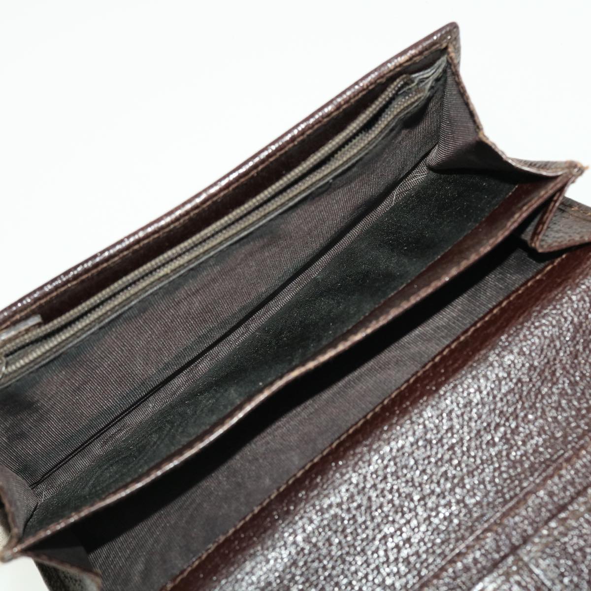 GUCCI GG Canvas Wallet Leather 5Set Black Orange beige bs5373