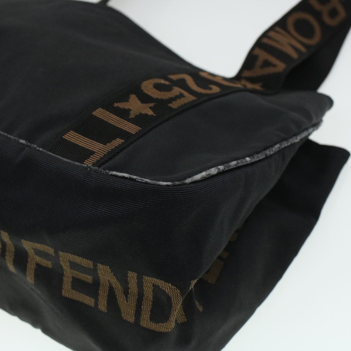 FENDI Tote Bag Nylon Black bs5489