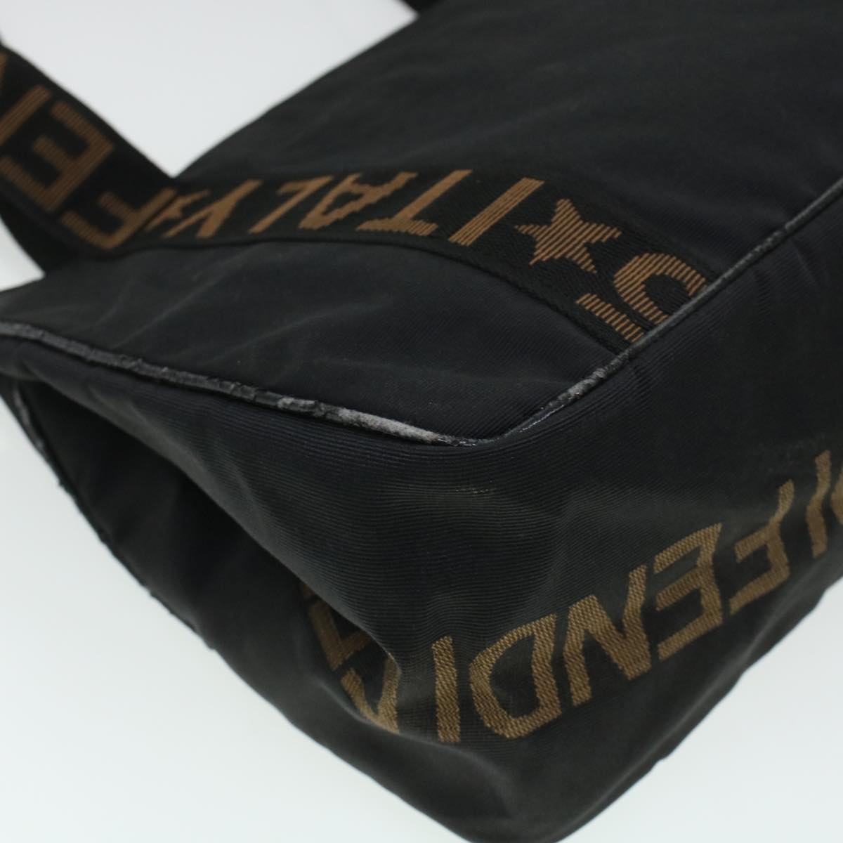 FENDI Tote Bag Nylon Black bs5489