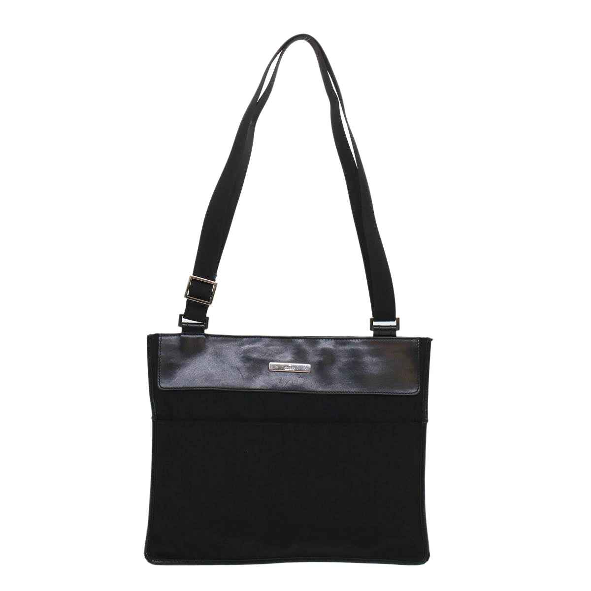 GUCCI Shoulder Bag Nylon Black 01903542123 bs5511