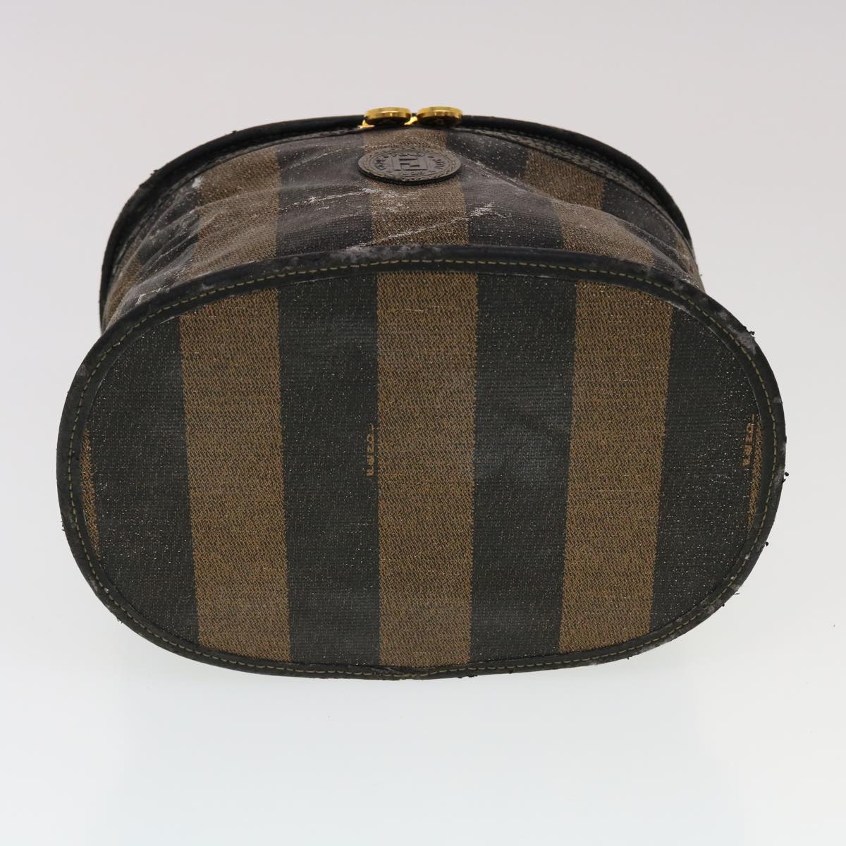 FENDI Pecan Canvas Pouch Shoulder Bag 3Set Black Brown bs5807