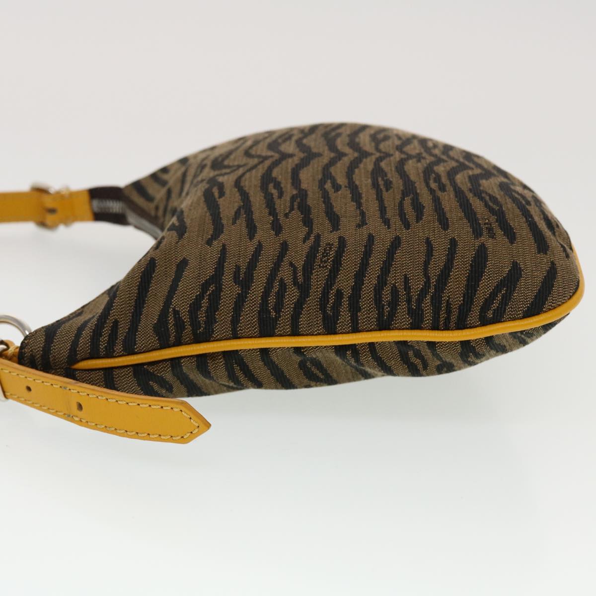 FENDI Shoulder Bag Canvas Brown bs5831