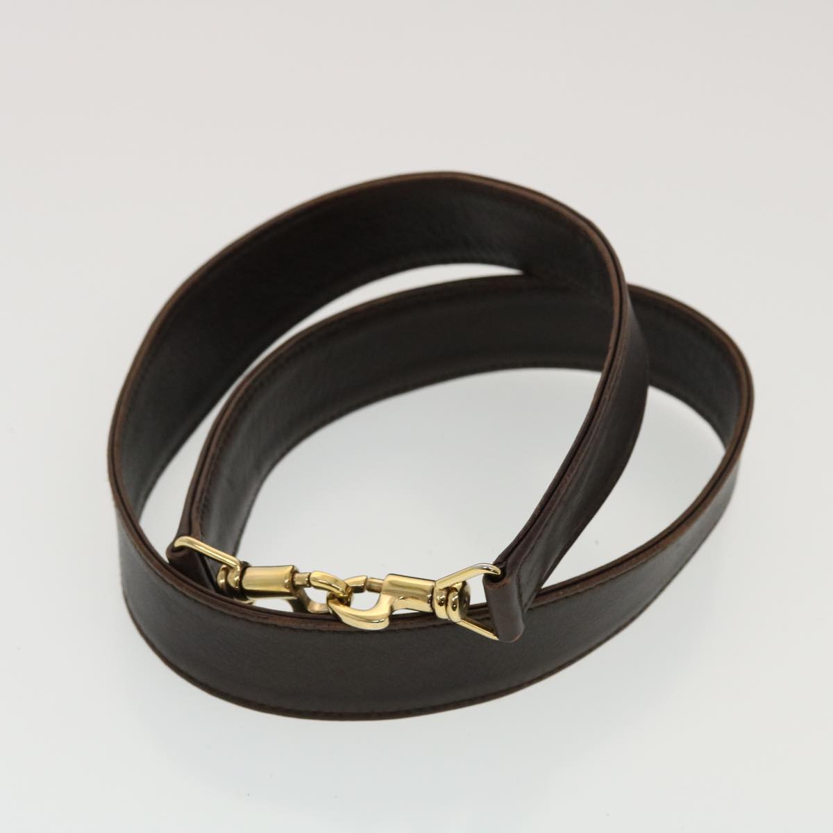 GUCCI Bamboo Hand Bag Leather 2way Black 001.2852.1577.0 bs5868