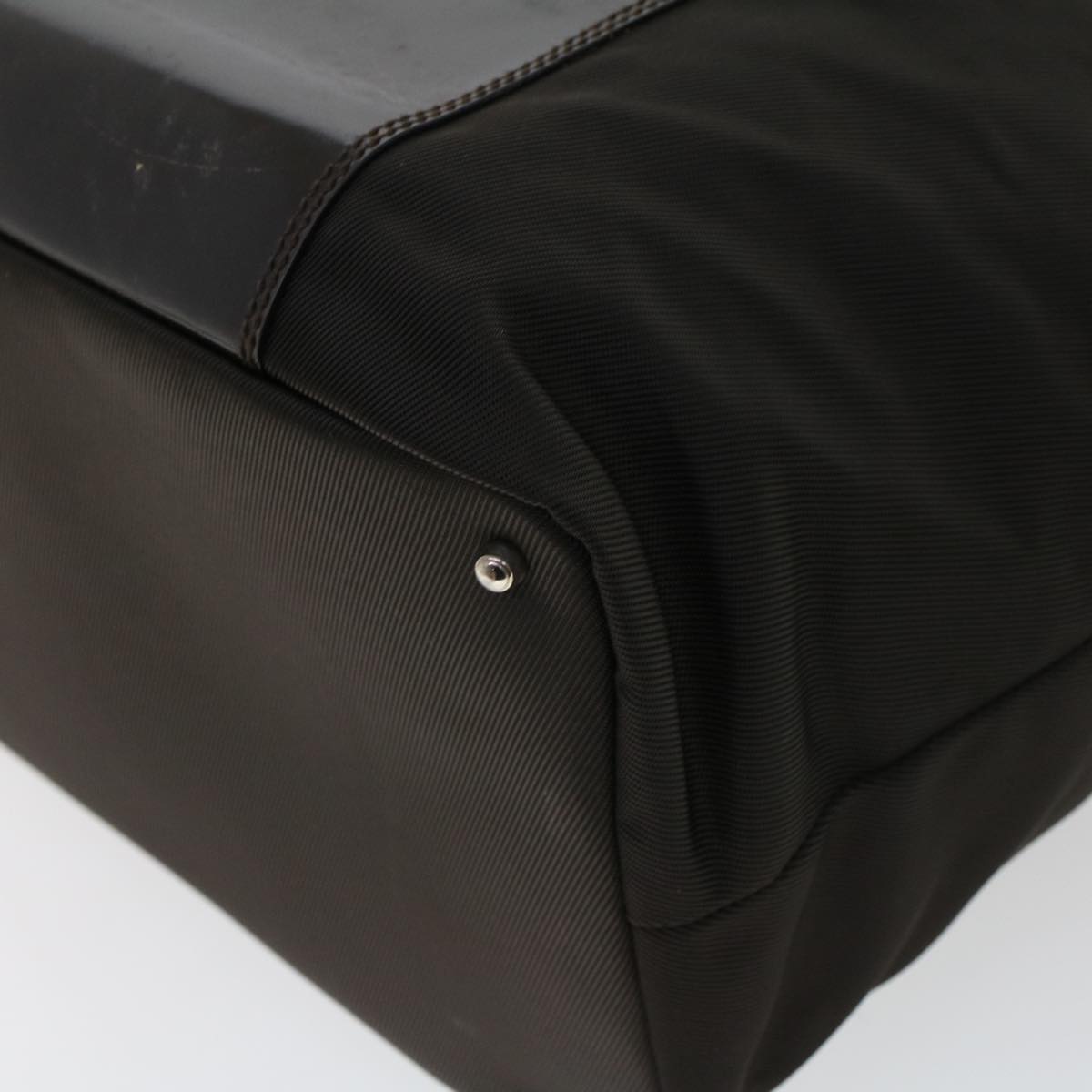 GUCCI Tote Bag Nylon Brown bs5916