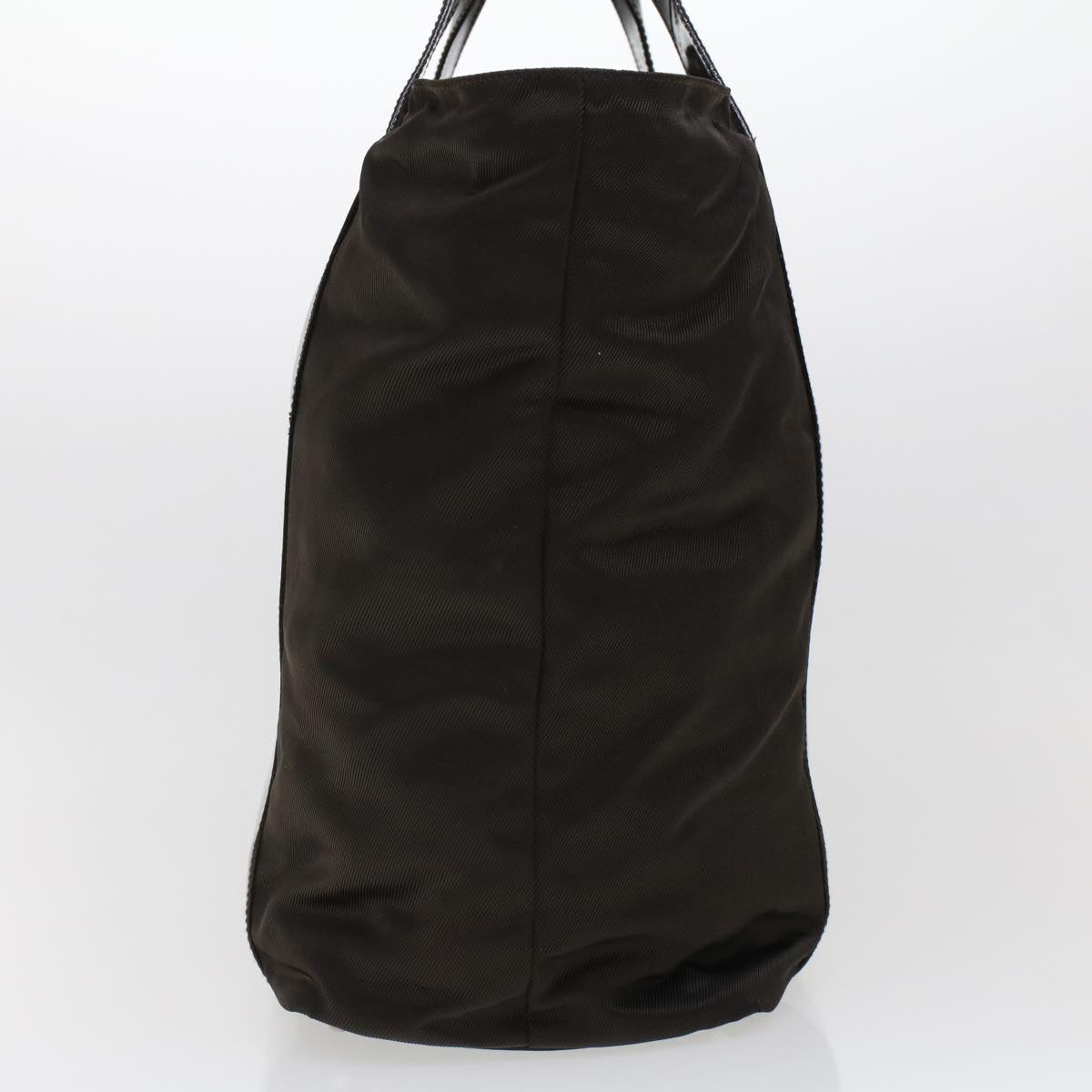 GUCCI Tote Bag Nylon Brown bs5916