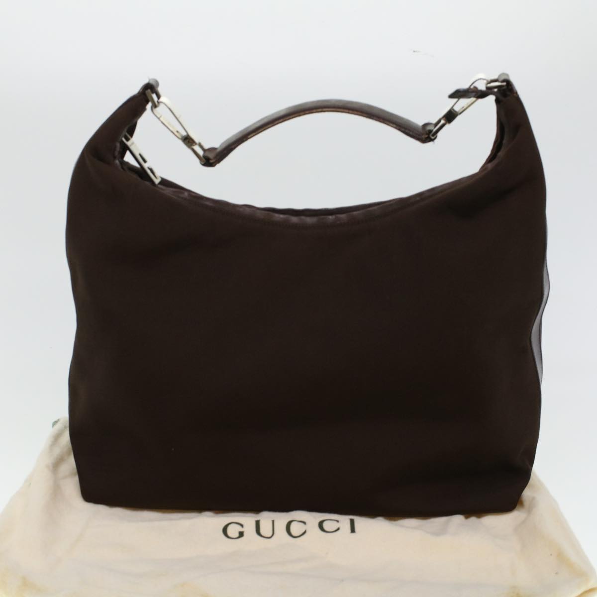 GUCCI Shoulder Bag Canvas Brown bs5991
