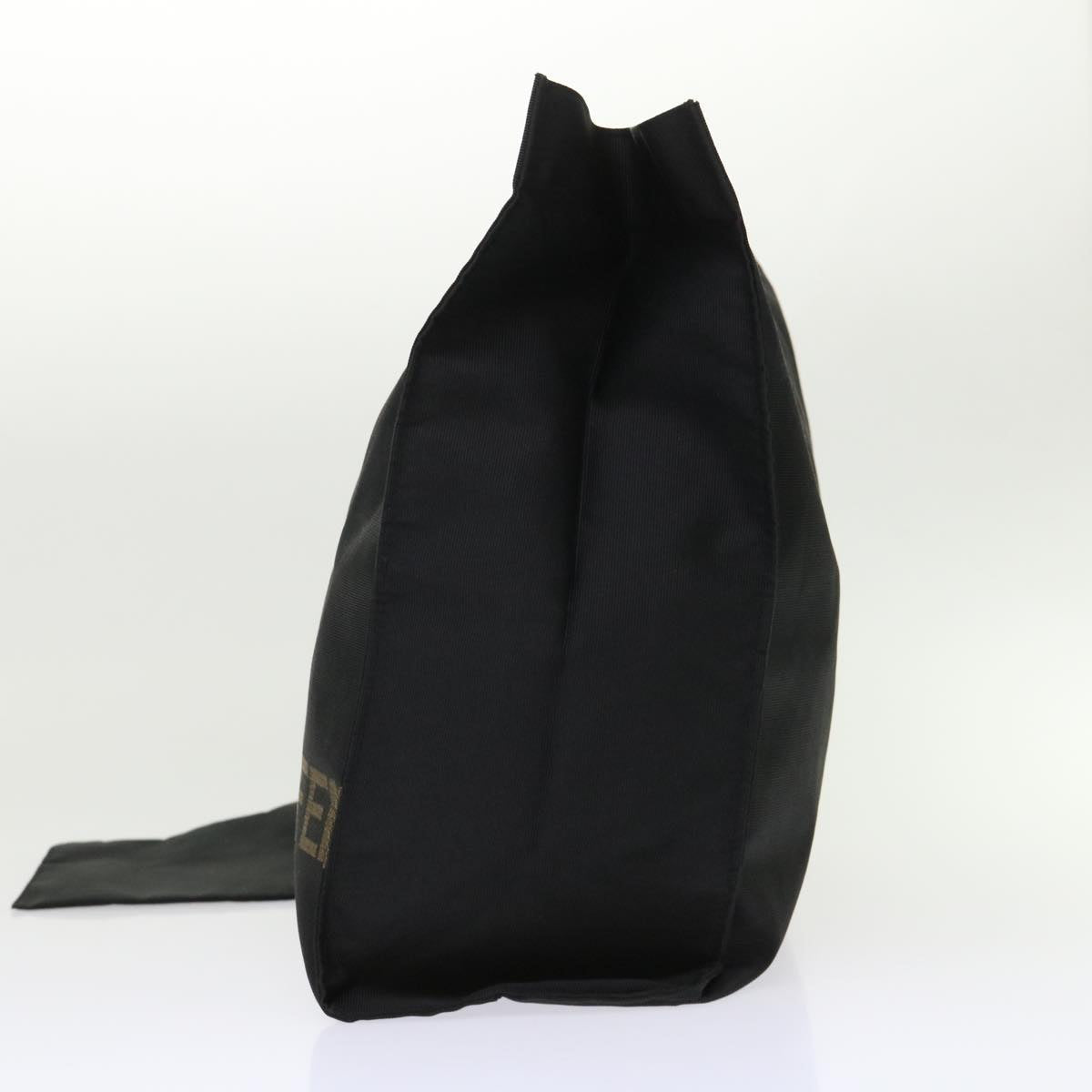 FENDI Pecan Canvas Hand Bag Garment Cover Nylon 2Set Brown Black bs6470