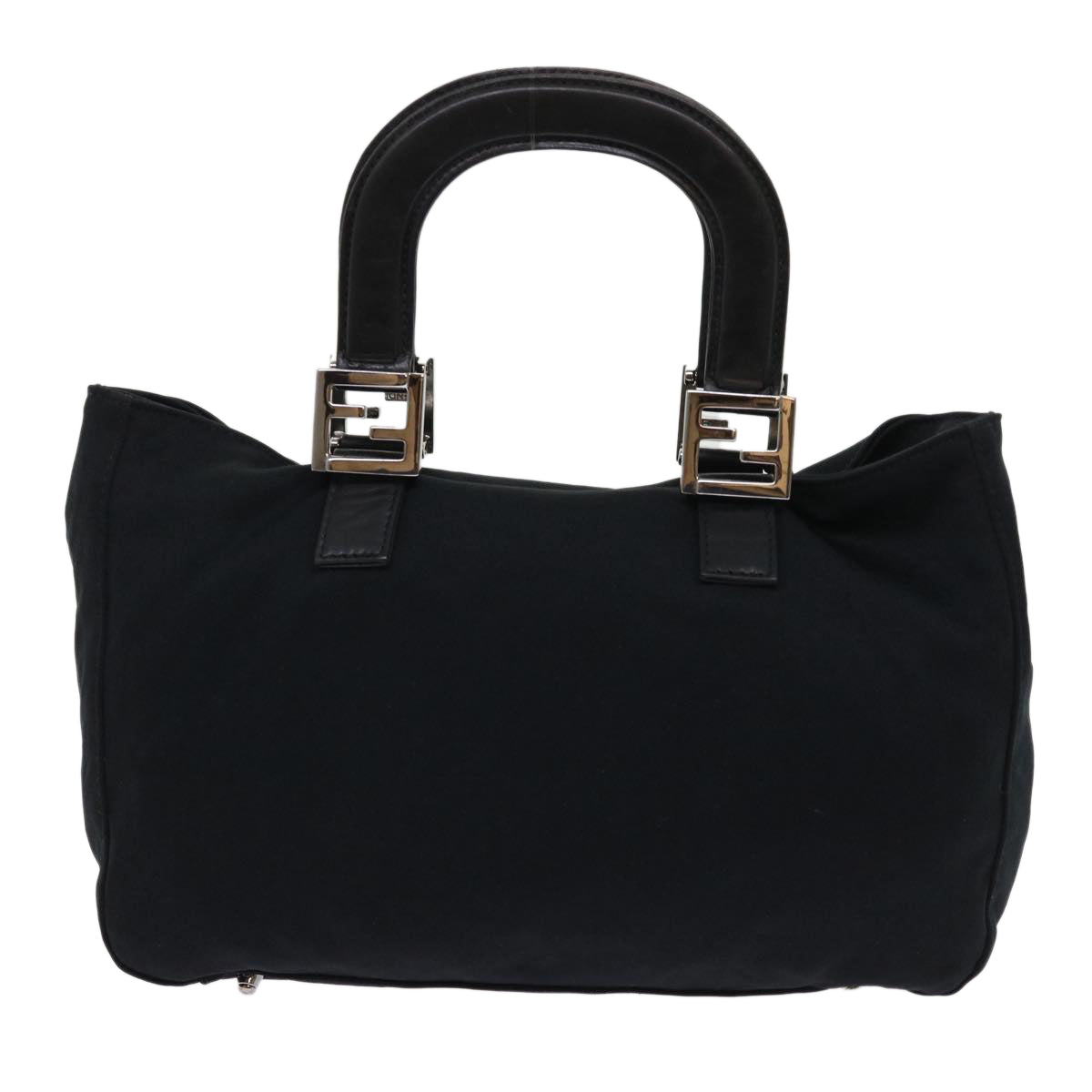 FENDI Hand Bag Nylon Black 2321-26329-079 bs6746