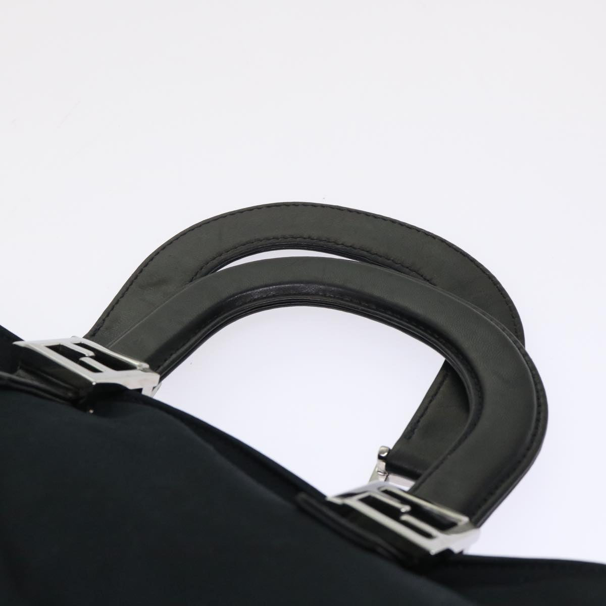 FENDI Hand Bag Nylon Black 2321-26329-079 bs6746