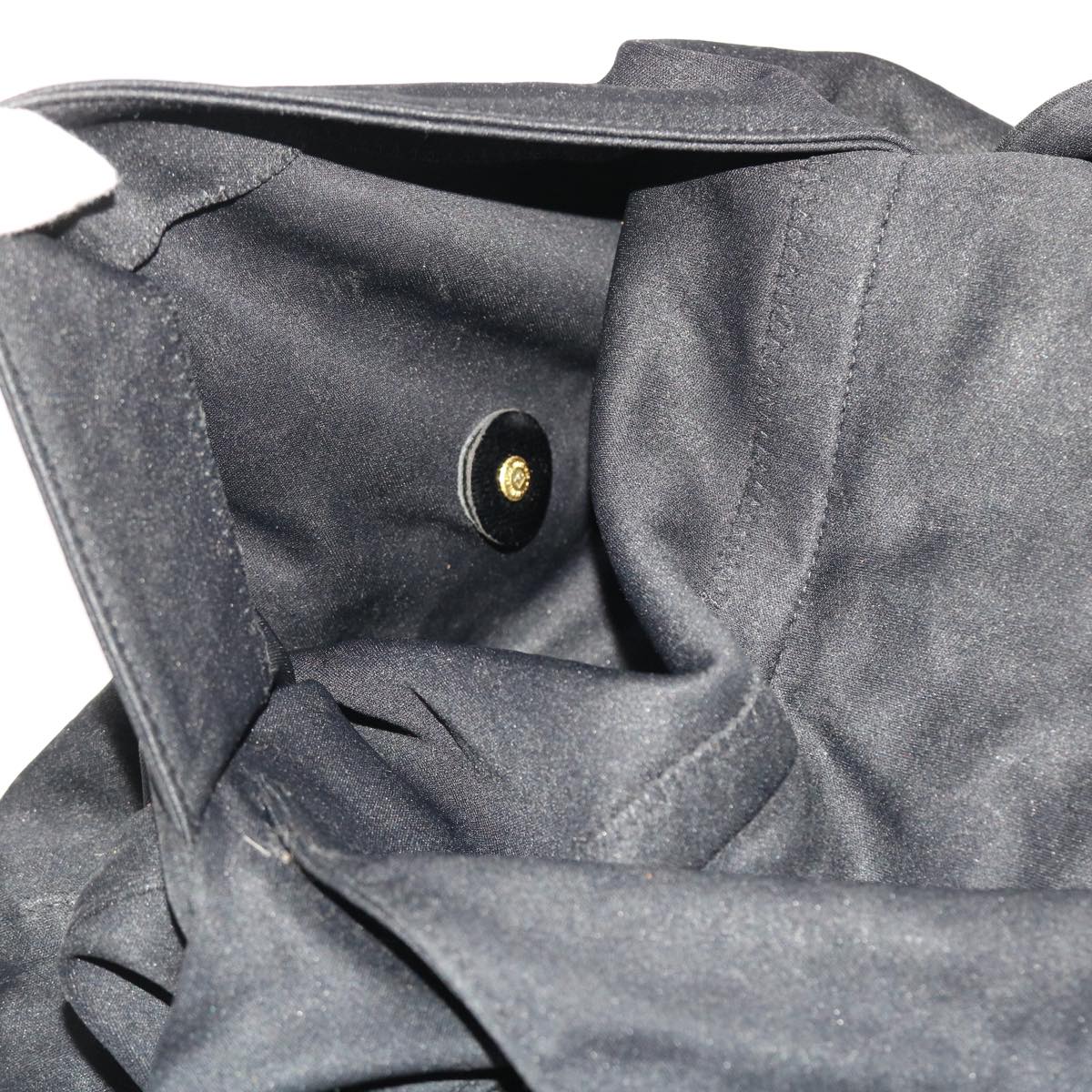 FENDI Mamma Baguette Shoulder Bag Nylon Black bs6935