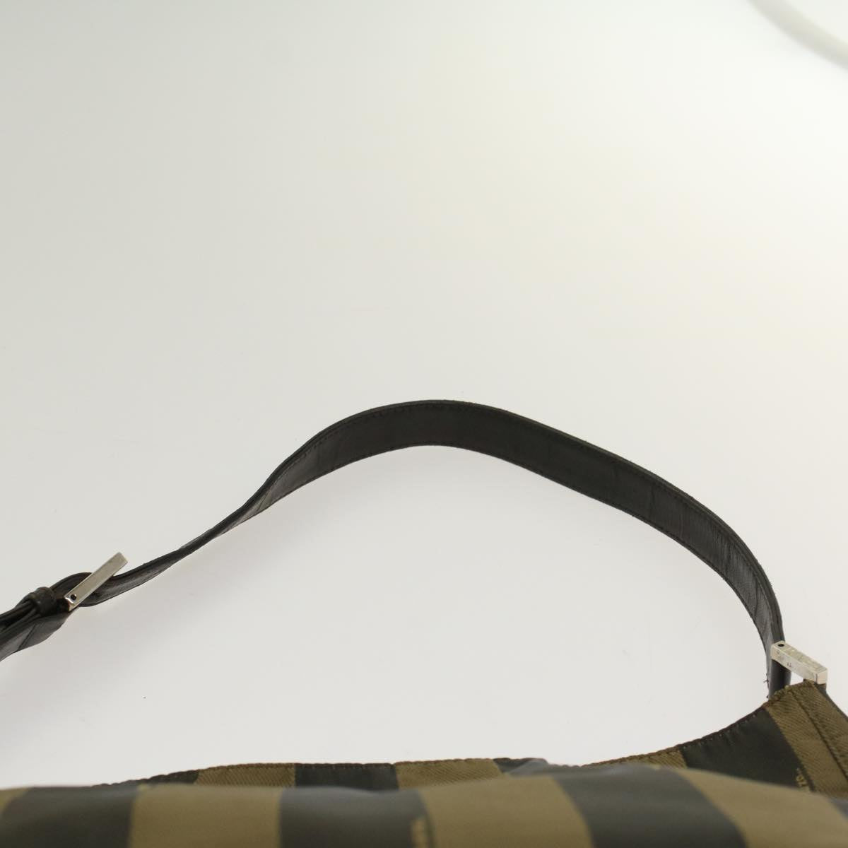 FENDI Pecan Canvas Shoulder Bag Nylon Brown bs7311