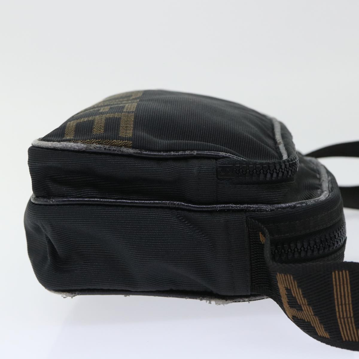 FENDI Shoulder Bag Nylon Black bs7384