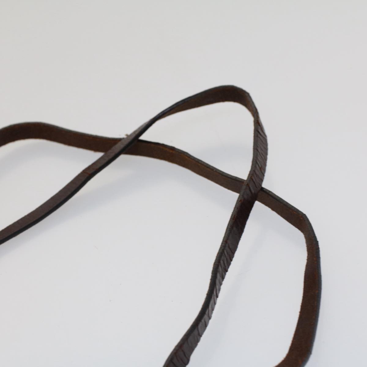 FENDI Zucca Canvas Shoulder Bag Black Brown bs7393