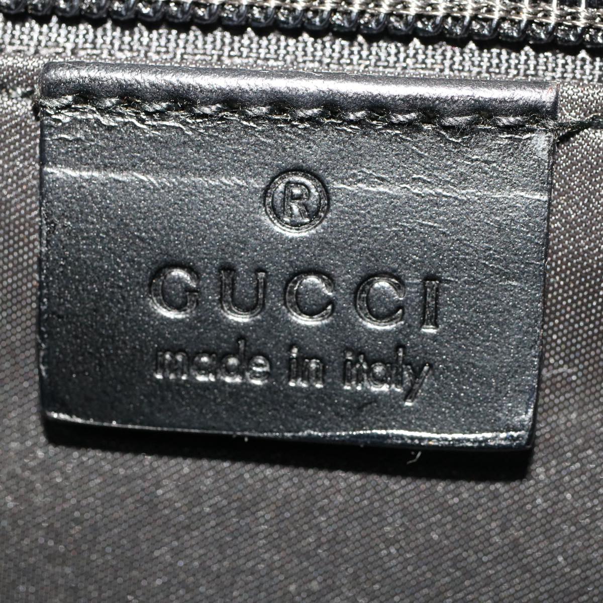 GUCCI Business Bag Nylon Black 015.0235 bs7486