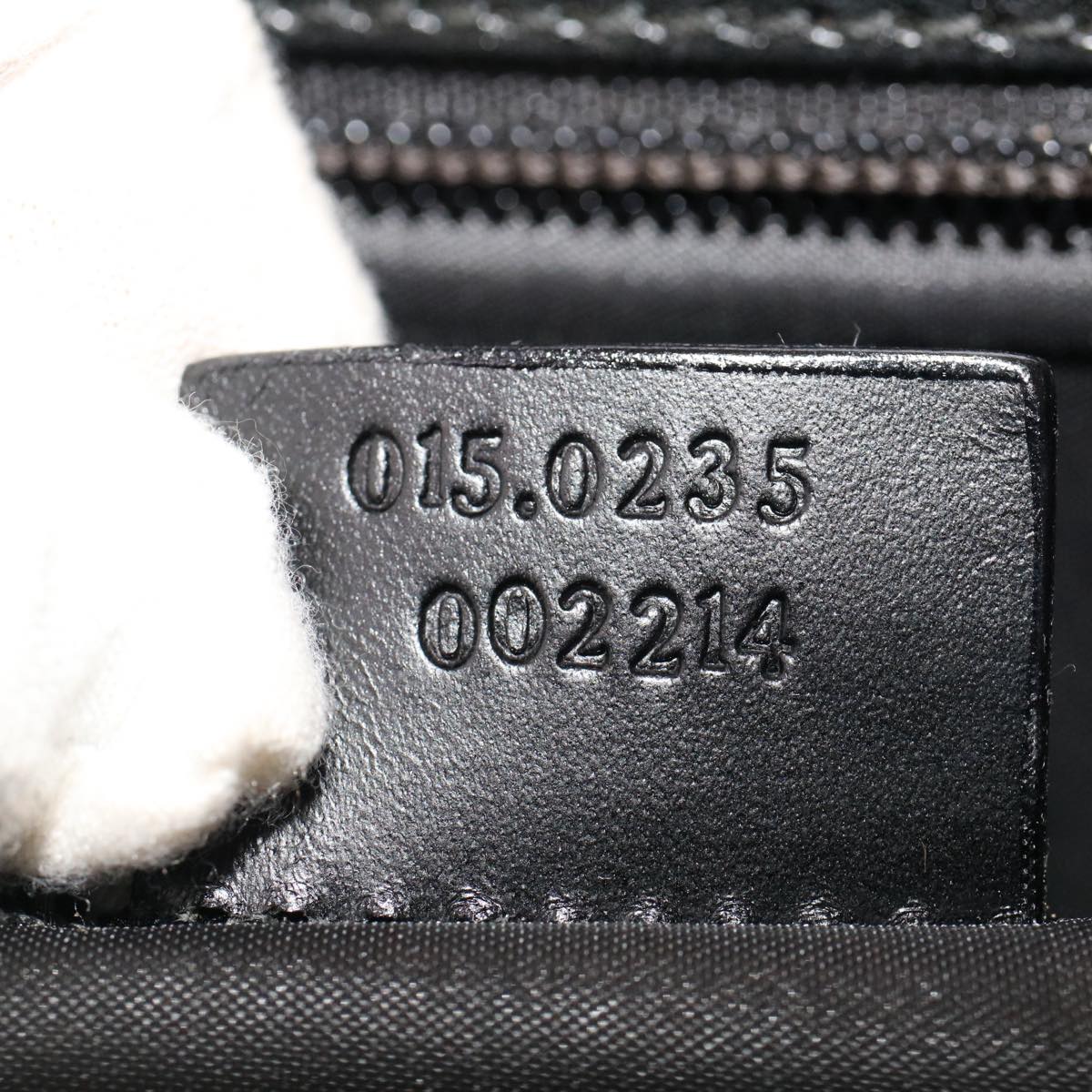 GUCCI Business Bag Nylon Black 015.0235 bs7486