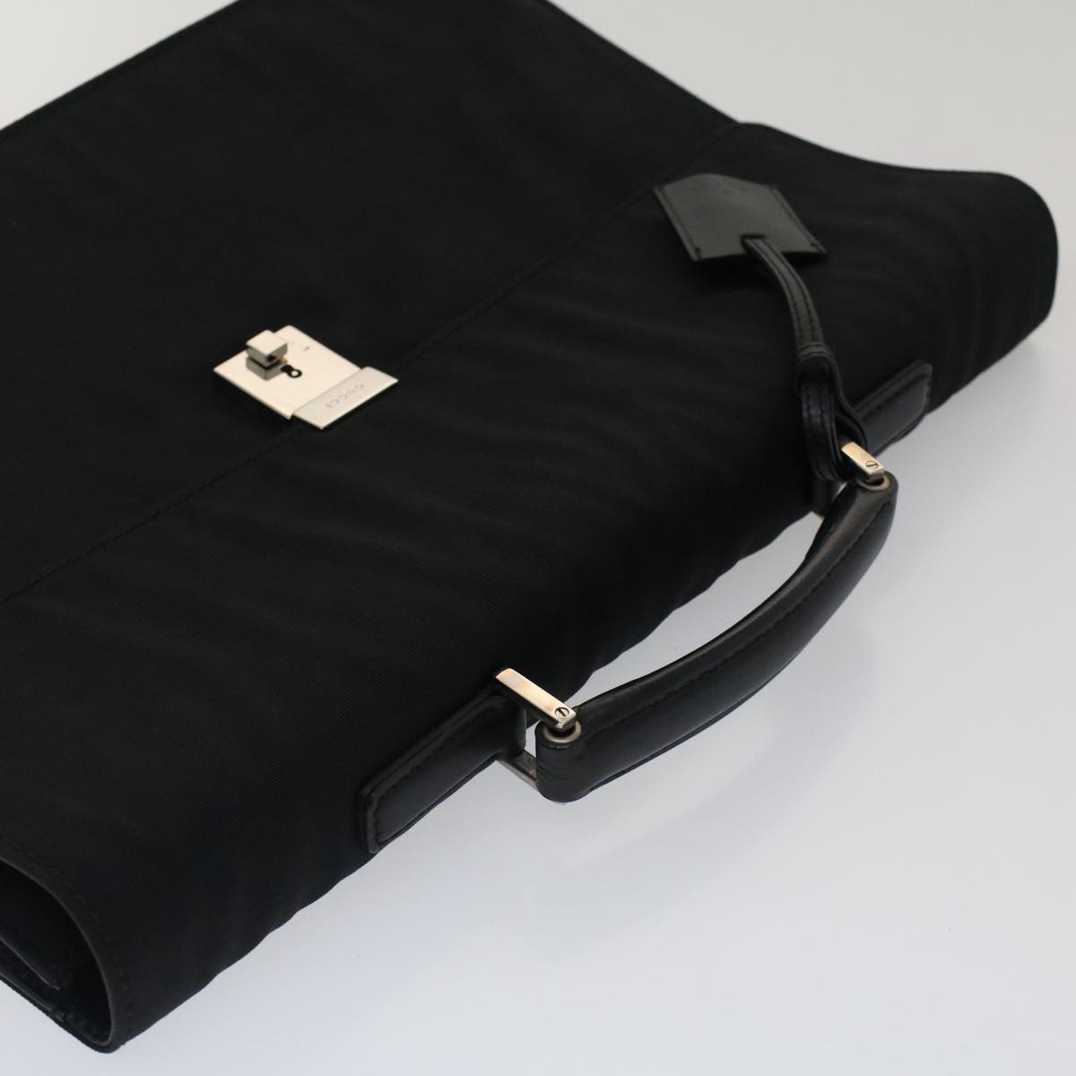 GUCCI Business Bag Nylon Black 015.0235 bs7486
