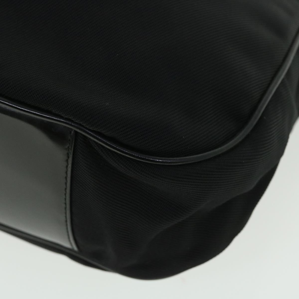 GUCCI Bamboo Shoulder Bag Nylon Black 001•1577 bs7567