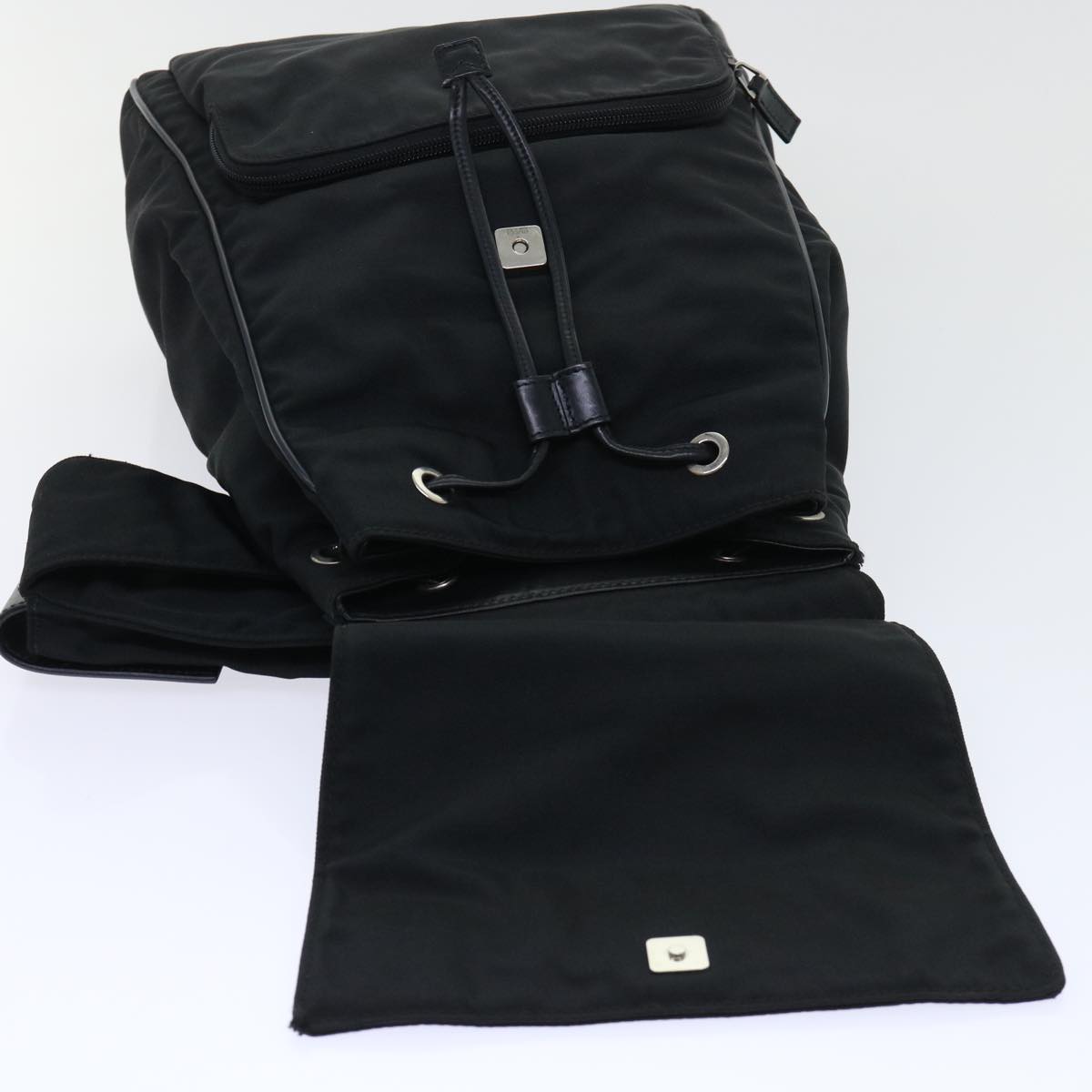 GUCCI Shoulder Bag Nylon Black 019 0325 002113 bs7815