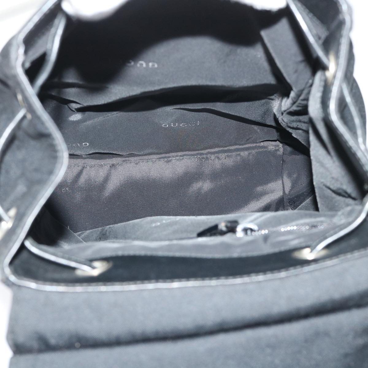 GUCCI Shoulder Bag Nylon Black 019 0325 002113 bs7815