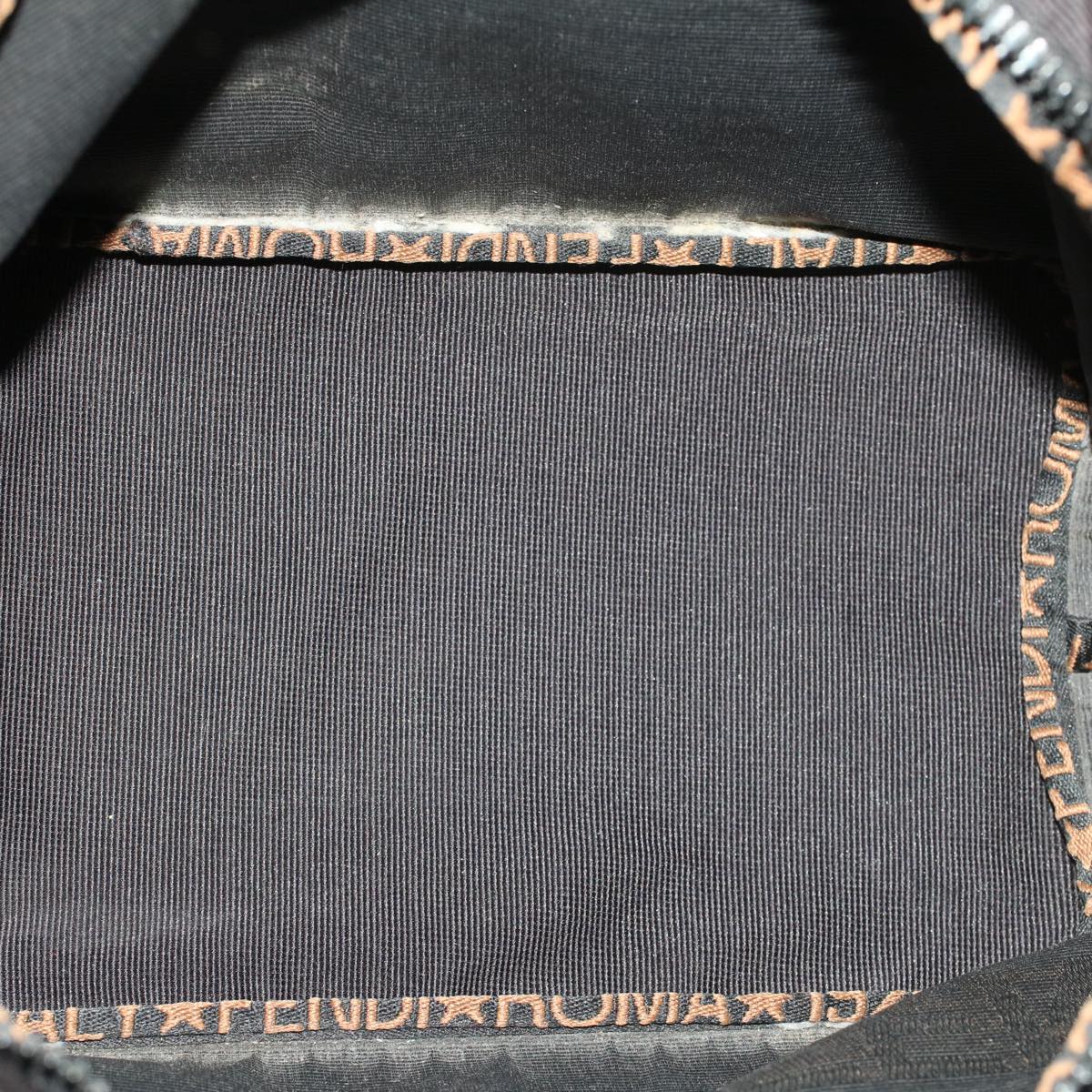FENDI Hand Bag Nylon Black bs7932