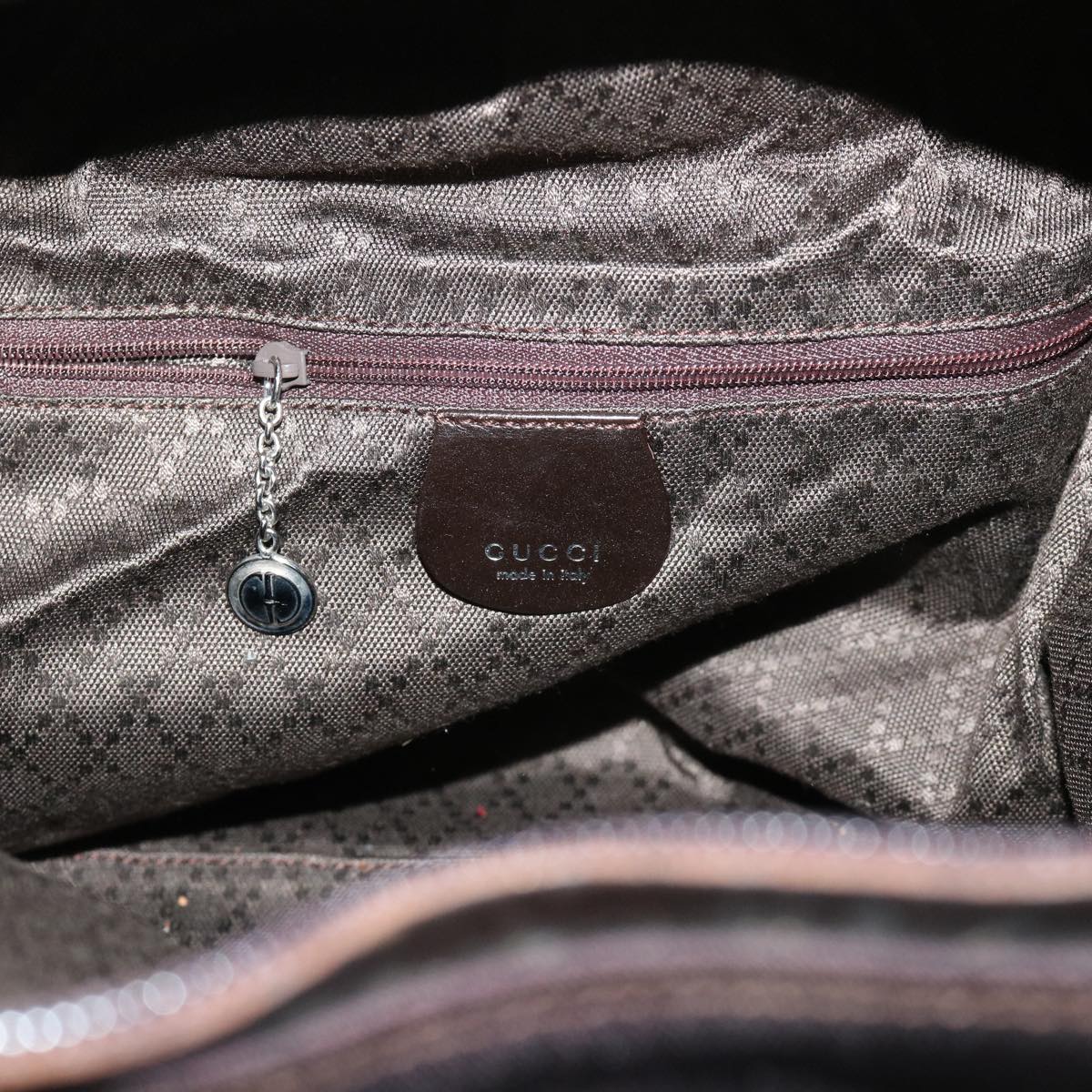GUCCI Shoulder Bag Canvas Brown 001 3444 1956 bs7972
