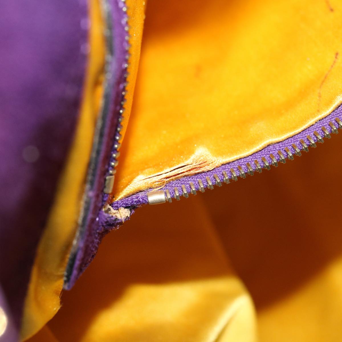 FENDI Shoulder Bag Suede Purple bs8035