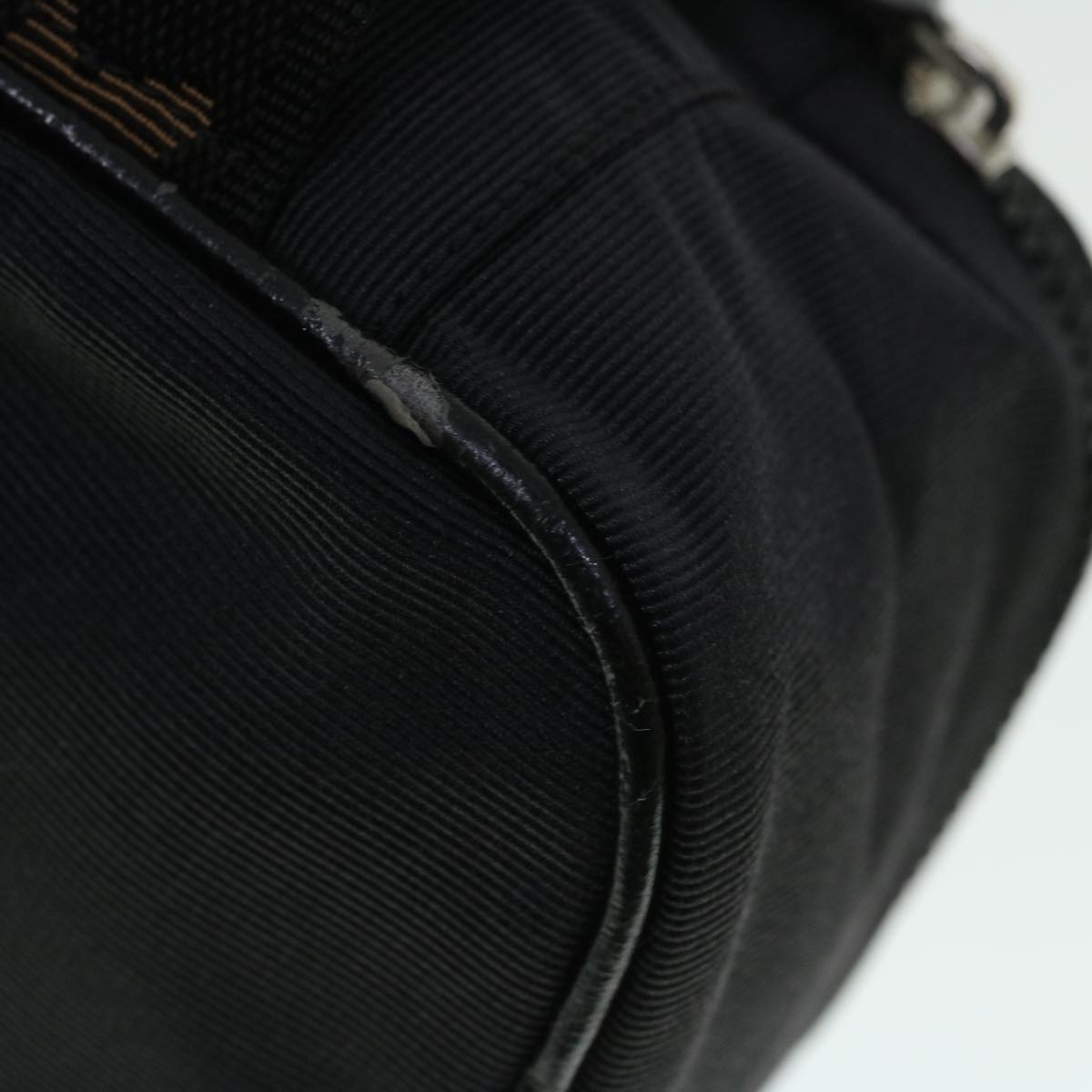 FENDI Pouch Canvas Black bs8044