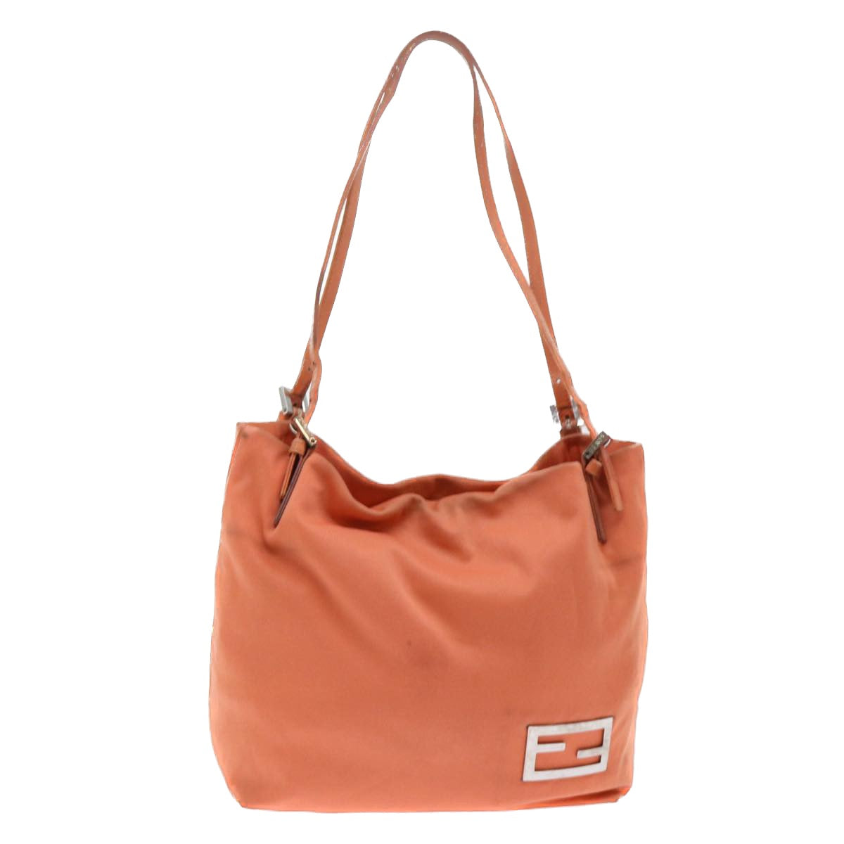FENDI Shoulder Bag Nylon Orange bs8046